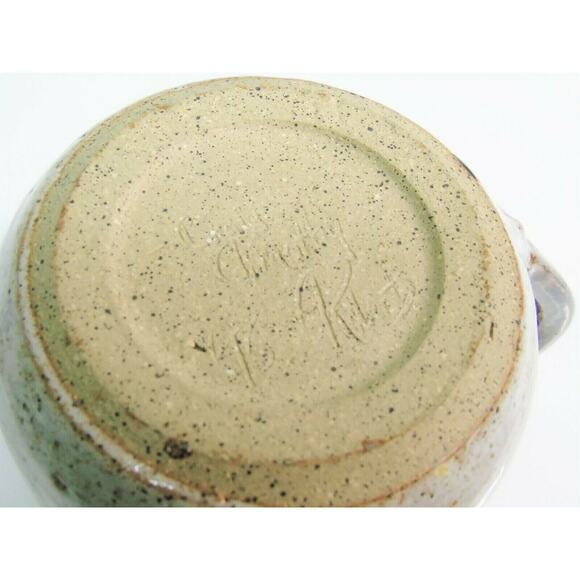 Studio Art Pottery SERVING PITCHER 36oz Speckled 5.5"T Signed Craig T Roberts - Picture 4 of 8